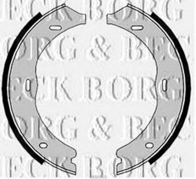 BORG & BECK bbs6365 -  Комплект тормозных колодок